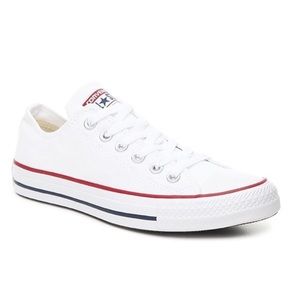 Converse Chuck Taylor All Star Classic White Sneaker Size 7 GUC